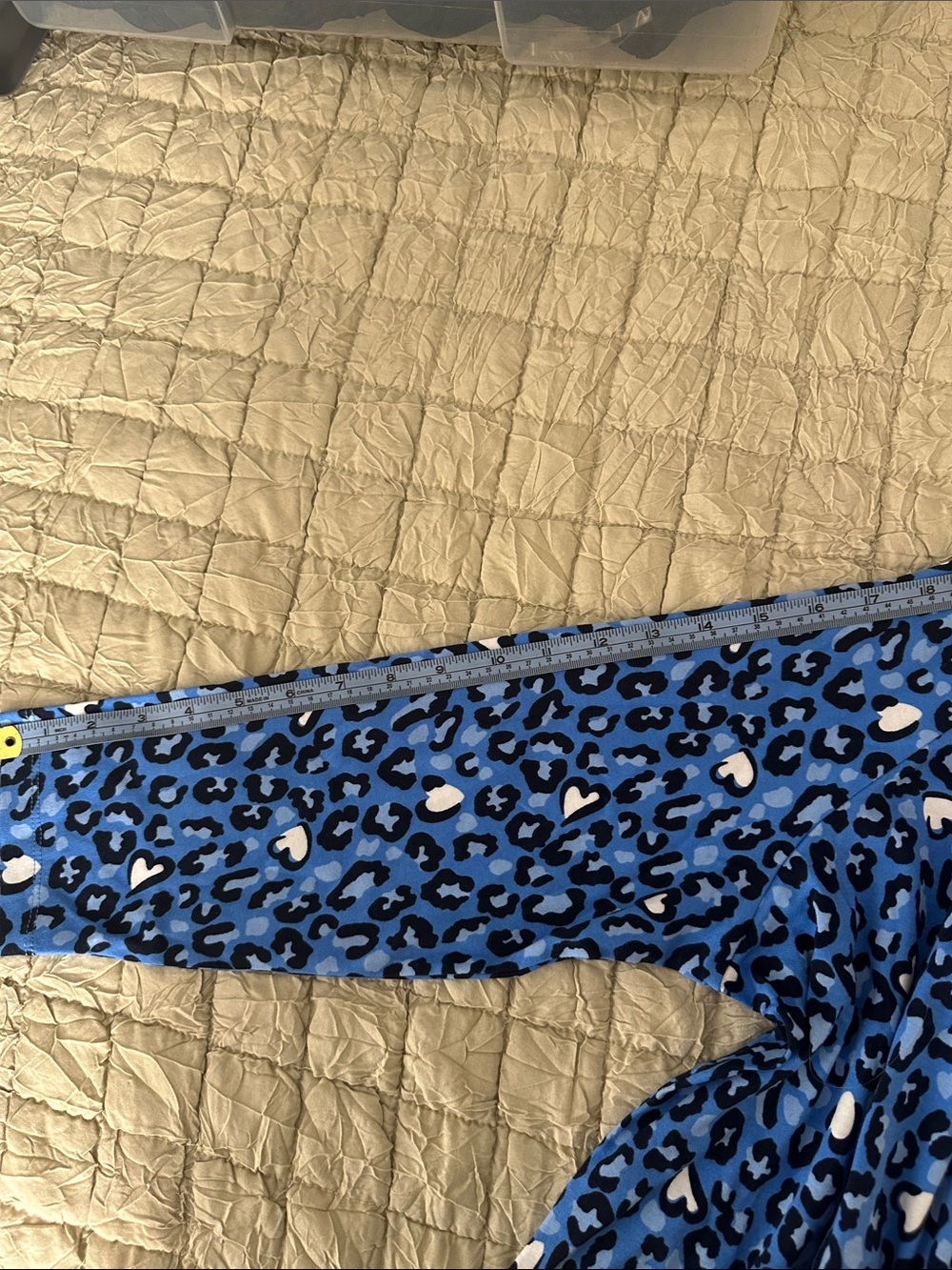 NWT Kim Rogers Blue & Black Leopard Print Tee 3/4 sleeves size xxl - Picture 7 of 10